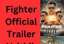 Fighter Official Trailer Hrithik Roshan 25th Jan